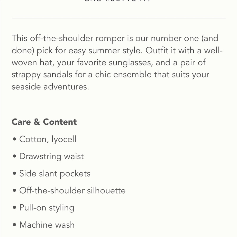 NWOT ANTHROPOLOGIE CHECKED ROMPER SIZE LARGE - Picture 9 of 9